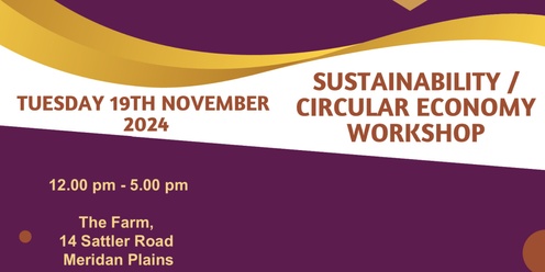 Sustainability - Circular Economy Workshop