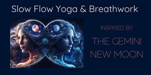 Slow Flow Yoga and Breathwork - inspired by the Gemini New Moon