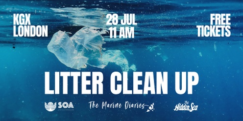 Plastic Free July litter clean up - London