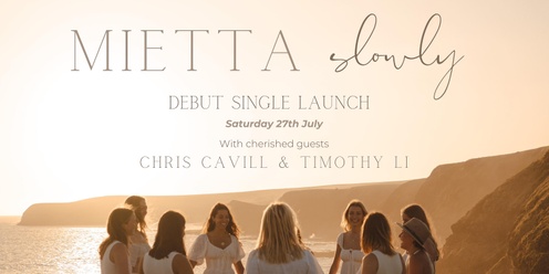 Mietta 'Slowly' Debut Single Launch - Commonfolk Mornington 
