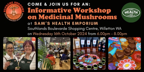 Medicinal Mushrooms Workshop Willetton