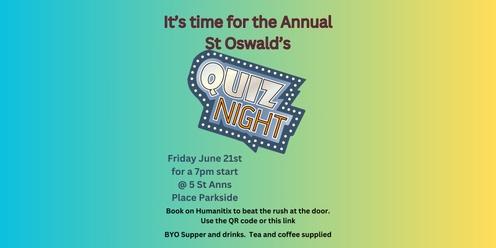 St Oswald's Quiz Night