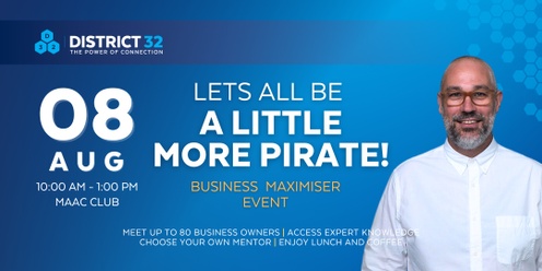 District32 Business Maximiser in Perth – Everyone Welcome - Thu 8 Aug