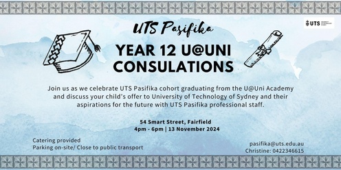 UTS Pasifika Year 12 Consultations