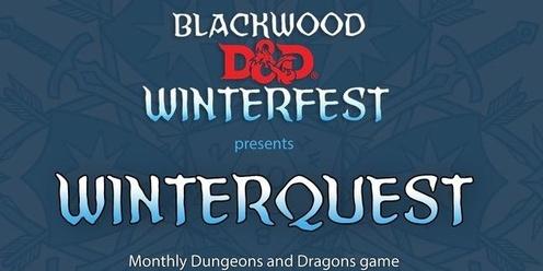 WinterQuest Dungeons and Dragons Monthly Game at the Showgrounds