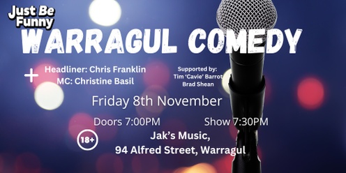 Warragul Comedy with Chris Franklin