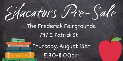 Kids Closet Connection of Frederick County Educators Back2School Pre-Sale