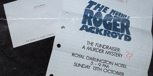 SUDS Fundraiser - The Murder of Roger Ackroyd: A Murder Mystery