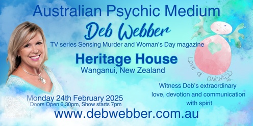 Deb Webber Live - Heritage House - Wanganui