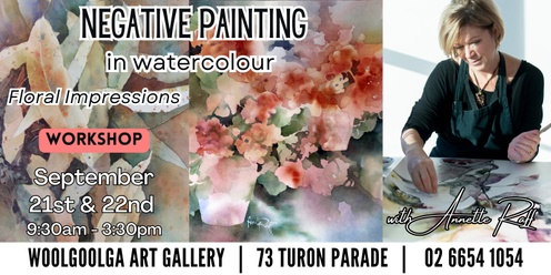 "Floral Impressions: Negative Painting in Watercolour" with Annette Raff