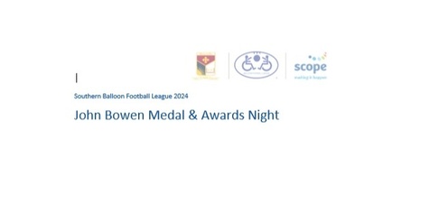 Southern BFL John Bowen Medal and Awards Night