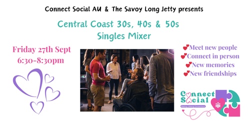 Central Coast 30s, 40s & 50s Singles Mixer 