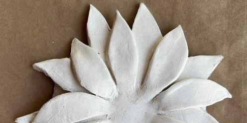 A SUNFLOWER DAY, hand building clay with Carolyn Reeves 17 Aug