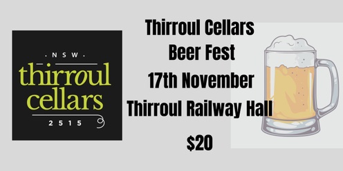 Thirroul Cellars Beer Festival