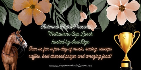 Issi Dye hosts the Kalimna Hotel Melbourne Cup Lunch