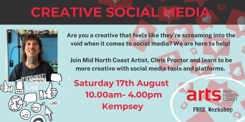 Creative Social Media- Free workshop in Kempsey 