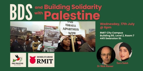 BDS and Building Solidarity with Palestine