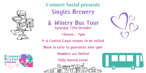 Singles Central Coast Brewery & Winery Bus Tour