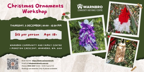 Christmas Ornaments Workshop