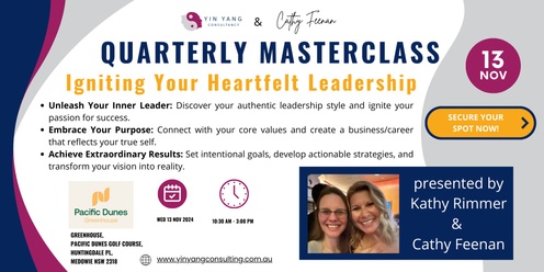 Ignite Your Business Heart: A Transformational Leadership Masterclass