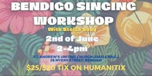 2nd June Singing Workshop Bendigo