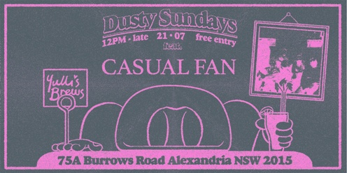 DUSTY SUNDAYS - CASUAL FAN, GRIDS & DOTS, DARCY FOREVER ( Solo) 