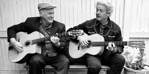 Peter Daffy and Peter Baylor at Kilderkin Distillery