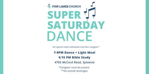 November Super Saturday Bible Study and Dance