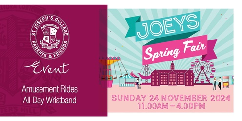 2024 Joeys Spring Fair - Amusement Rides All Day Wristband