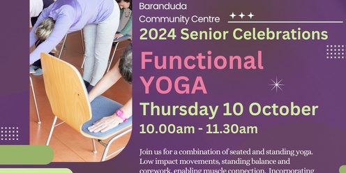 SENIORS WEEK activities YOGA