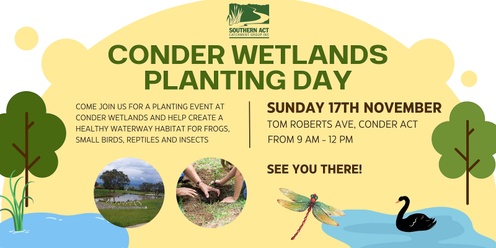 Conder Wetlands Planting Day 