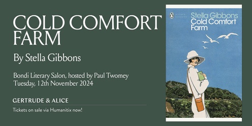 Bondi Literary Salon November Book Club: Cold Comfort Farm