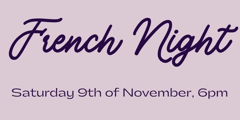 French Night - 9th November