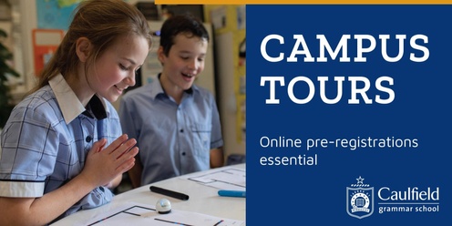 CAMPUS TOURS 23 OCT 2024 | MALVERN CAMPUS 