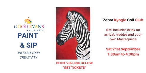  Paint and Sip Zebra Field Kyogle Golf Club