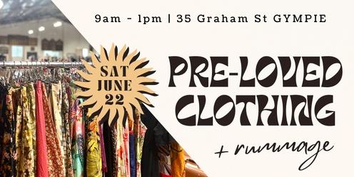 June Pre-loved Clothing + Rummage Market