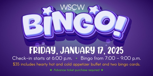 Game Night - Let's Play Bingo! January 17