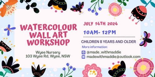 Children’s Watercolour Wall Art Workshop