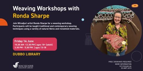 Weaving Workshops with Ronda Sharpe | Dubbo Library