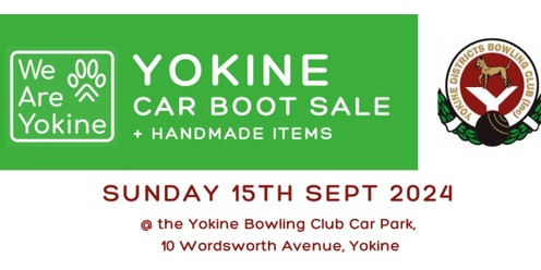 2024 Sept - Yokine Car Boot Sale  - Seller Registration