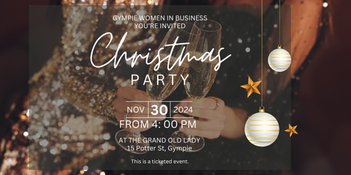 Gympie Women in Business Christmas Party