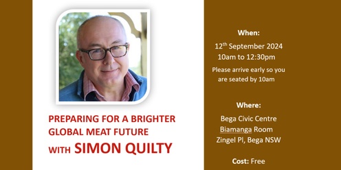 Preparing for a Brighter Global Meat Future with SIMON QUILTY