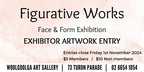 Figurative Works: Face & Form Exhibition Artwork Submission Form 2024