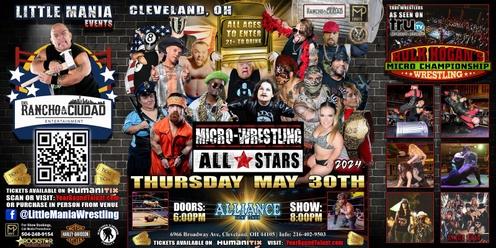 Cleveland, OH -- Micro-Wresting All * Stars: Little Mania Rips Through the Ring!