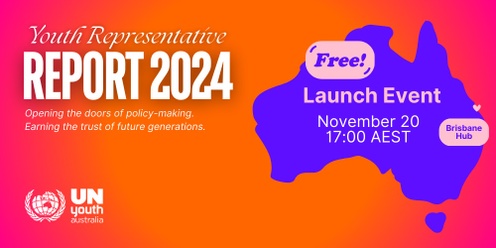 Youth Representative Report 2024 QLD Launch Event