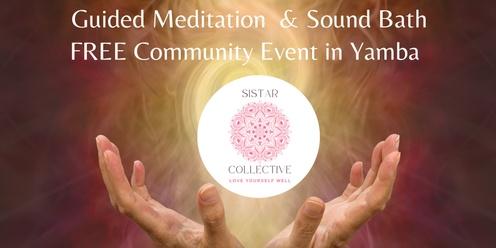 Sistar Collective FREE Community Event for Sound Healing & Guided Meditation