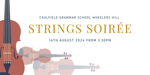 Wheelers Hill Strings Soiree (Secondary) Term 3 2024