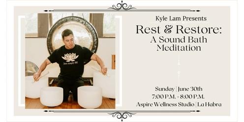 Rest & Restore: A Sound Bath Meditation Experience + CBD (La Habra)