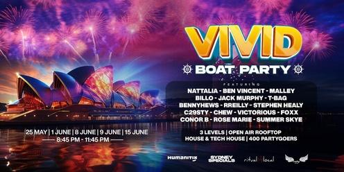 Boat Party | VIVID Lights Festival | Open Air Rooftop | $30 ONLY