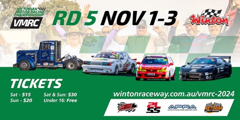 Victoria Motor Racing Championship (VMRC) Round 5 November 1-3 Winton Motor Raceway